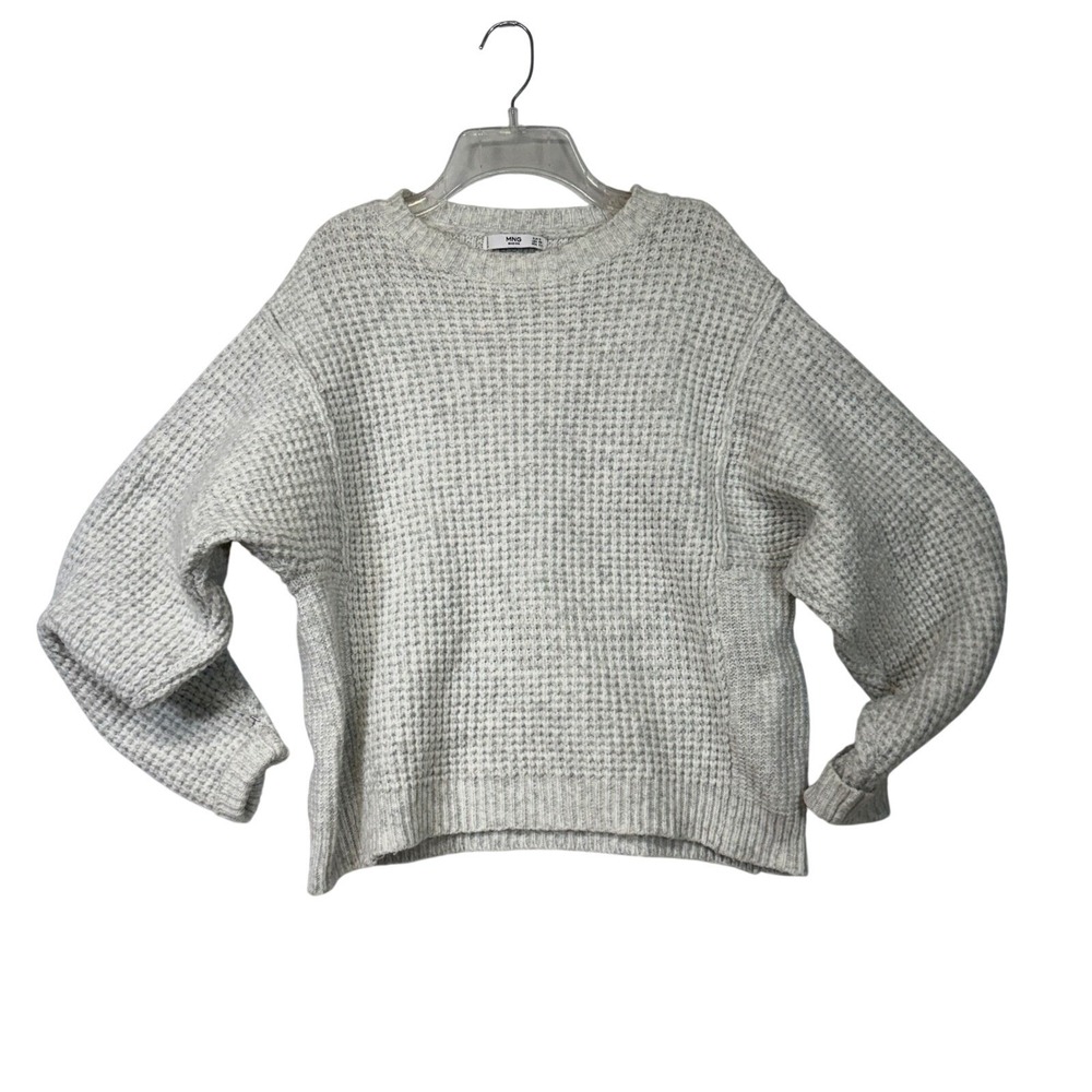Mango MNG‎ Basics Chunky Knit Sweater Cream Oversized XS